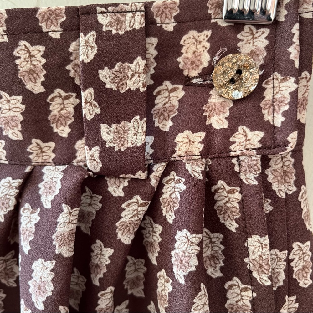 vintage brown maxi skirt - Picture 8 of 10